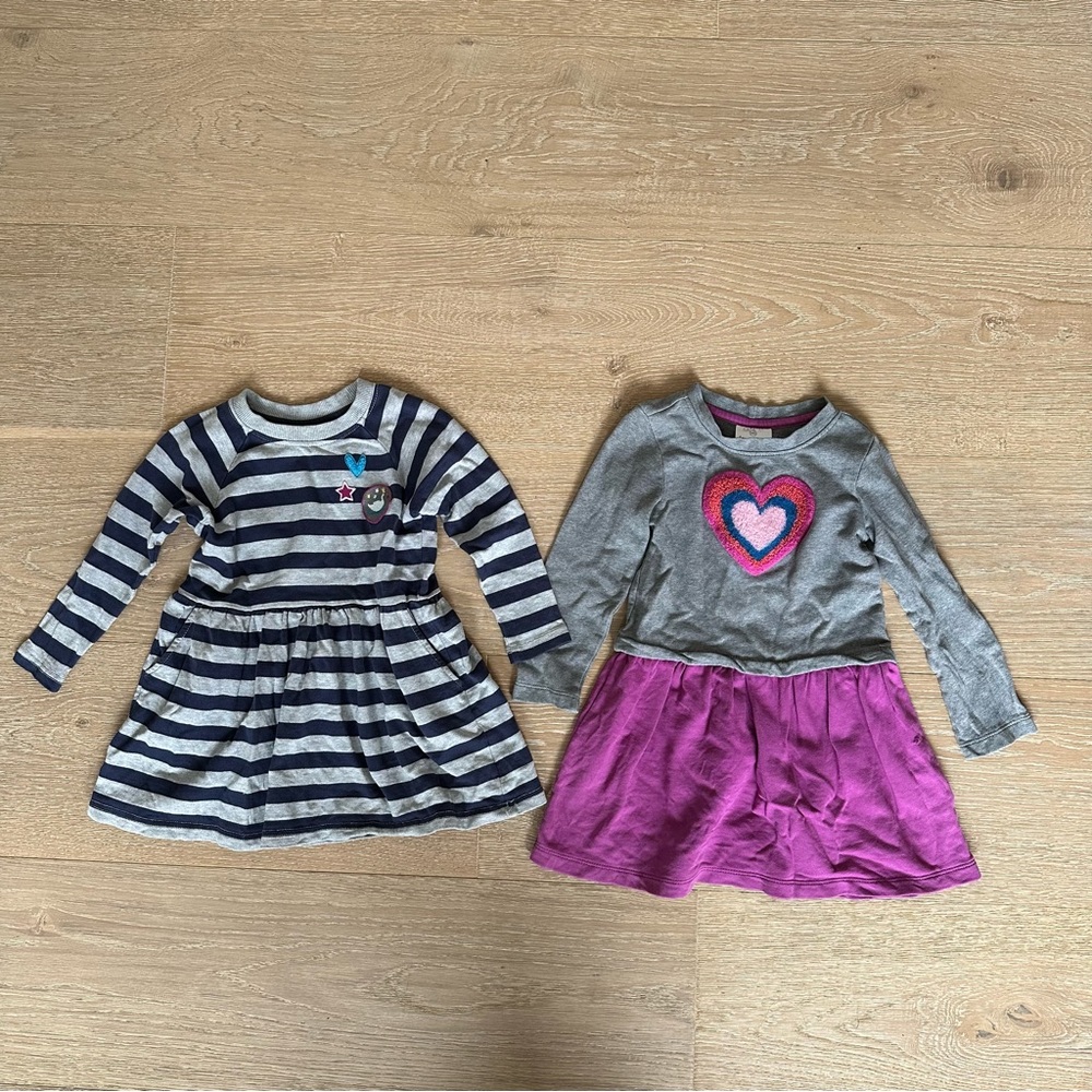 Hanna Andersson Girls Sweatshirt Dress Lot Size 100